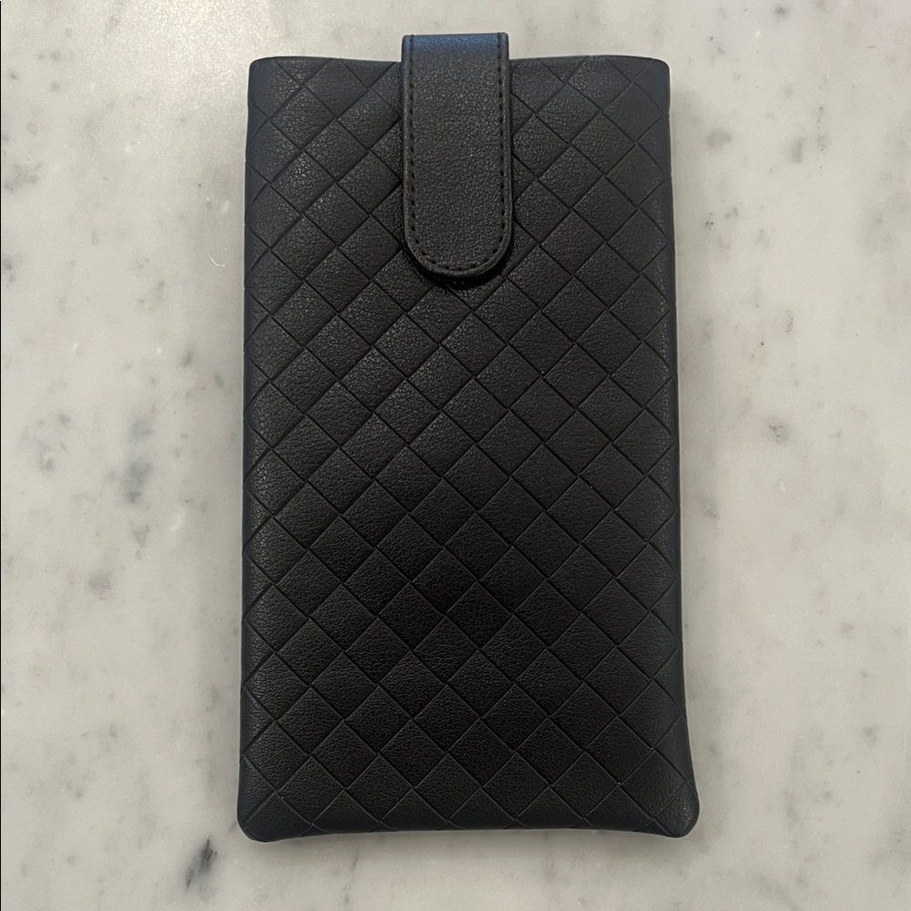 Bottega Veneta Black Quilted Leather Sleeve